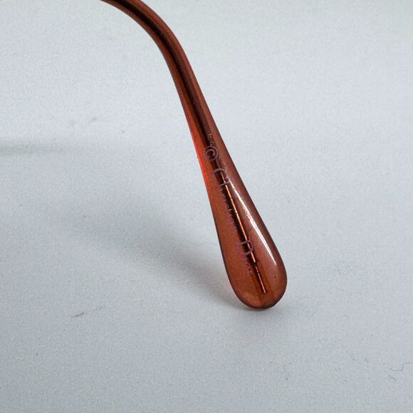 Christian Dior Vintage Yellow Orange Eyeglasses Frames Womens 57-13 H5544 - Picture 6 of 7